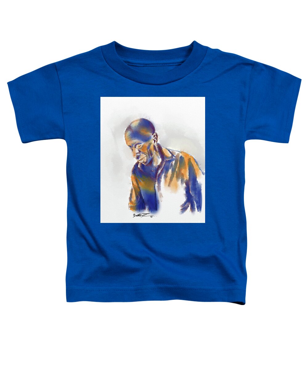 Bald Toddler T-Shirt featuring the digital art A New Orleans Original by Dale Turner