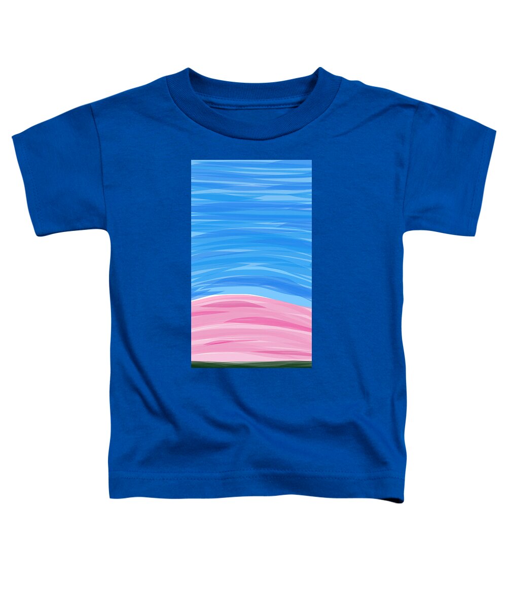Digital Toddler T-Shirt featuring the digital art November 6th 2016 - Evening Sky I by Annekathrin Hansen