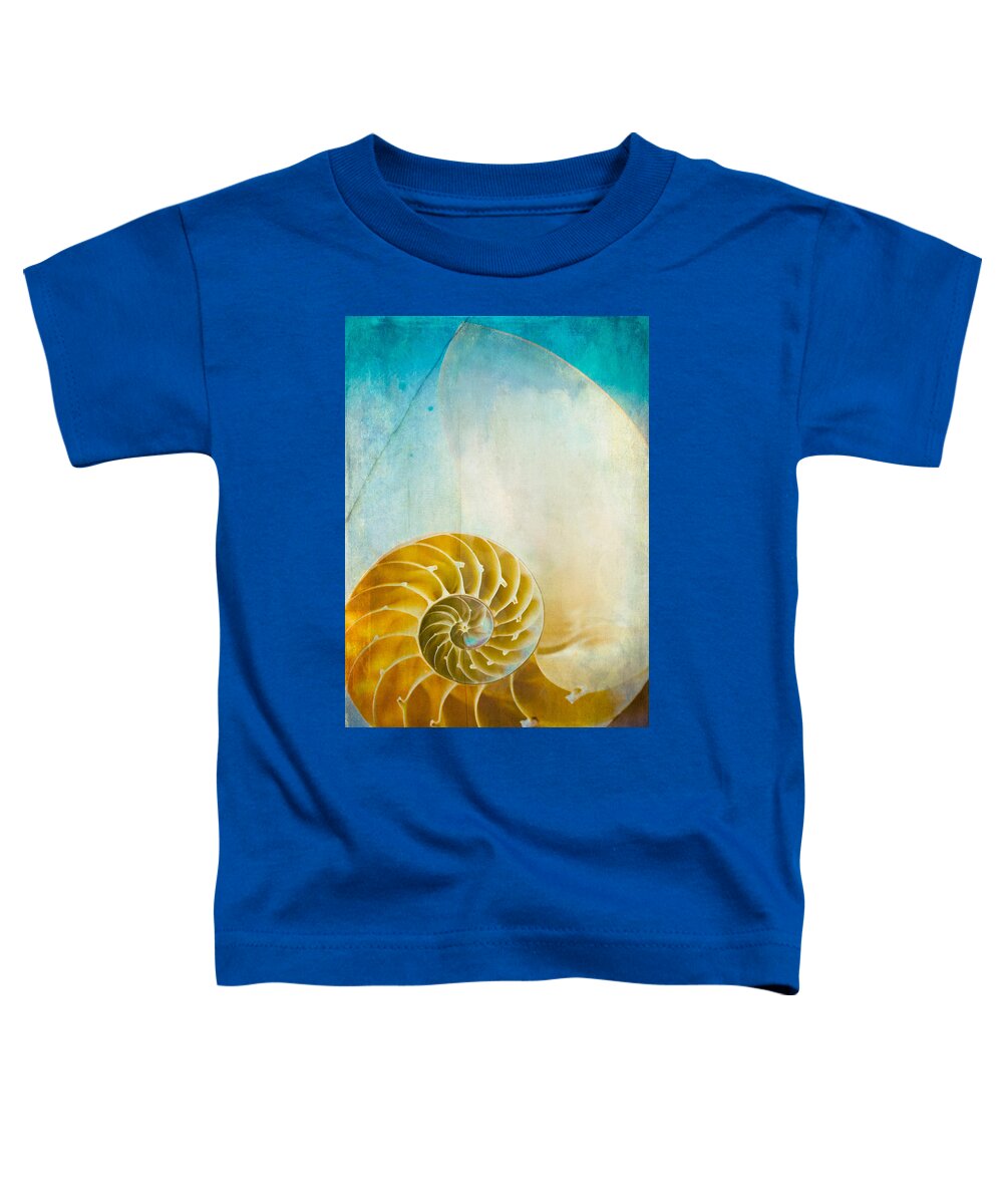 Nautilus Toddler T-Shirt featuring the photograph Old World Treasures - Nautilus by Colleen Kammerer