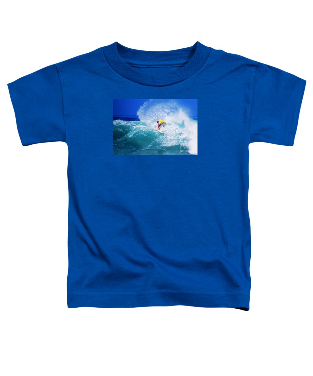 Professional-surfer-surfers Toddler T-Shirt featuring the photograph Pro Surfer-Nathan Hedge-3 by Scott Cameron