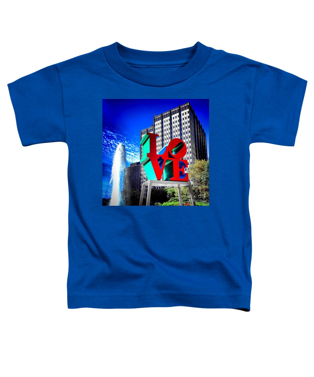 Love Toddler T-Shirt featuring the photograph Psychedelic Love by Olivier Le Queinec