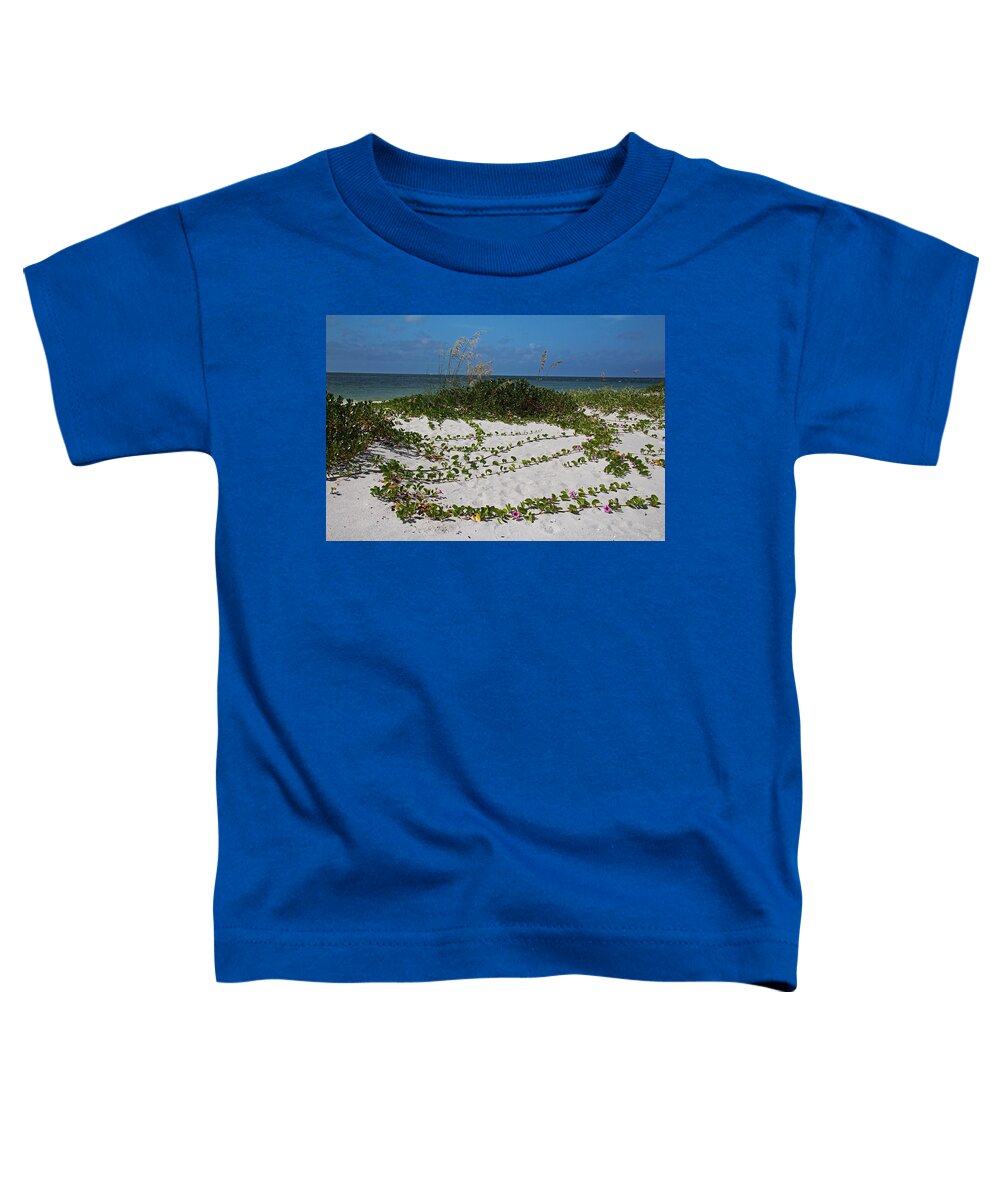 Beach Toddler T-Shirt featuring the photograph Railroad Vines on Boca V by Michiale Schneider