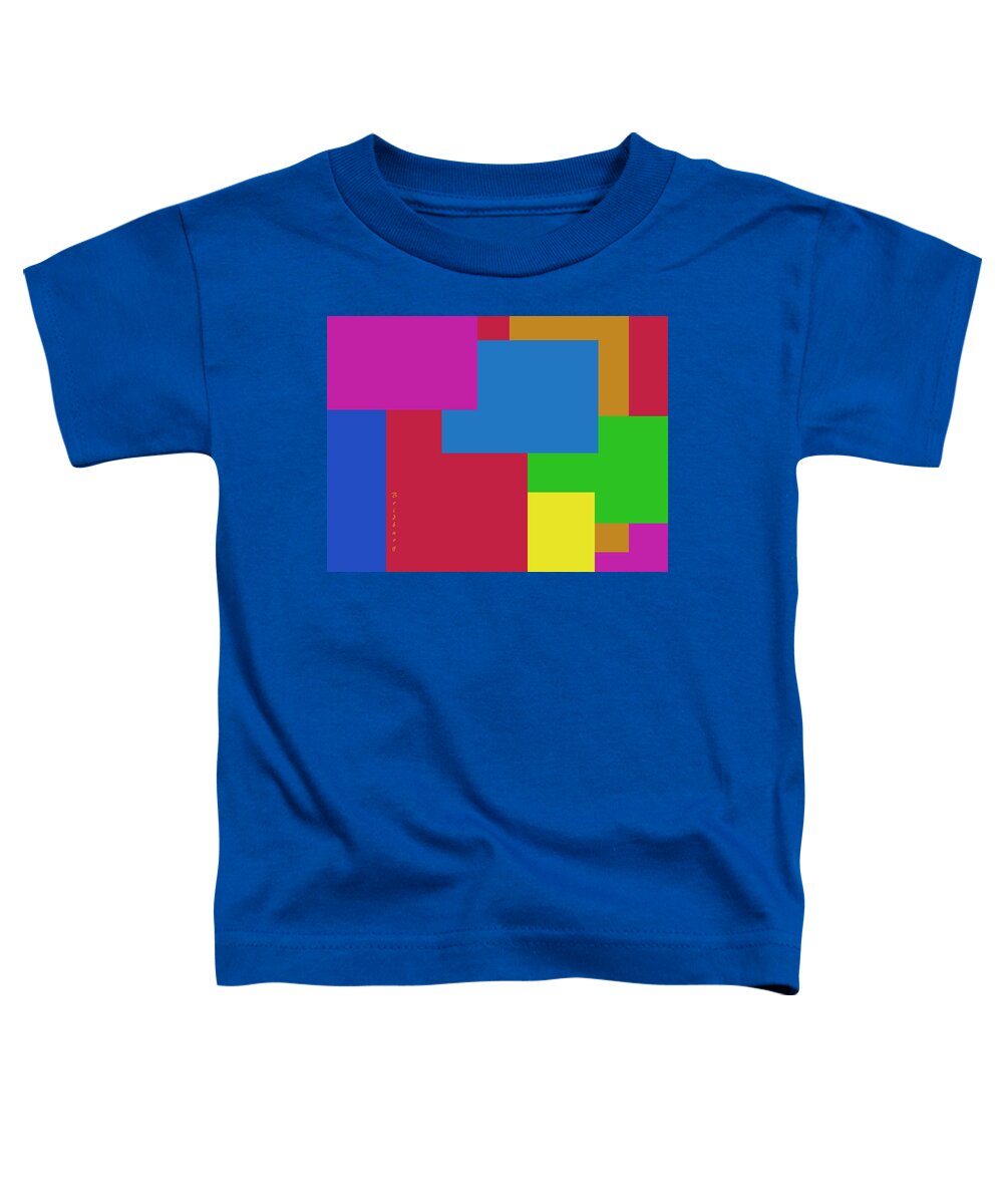 Postmodernism Toddler T-Shirt featuring the digital art Recent 25 by David Bridburg