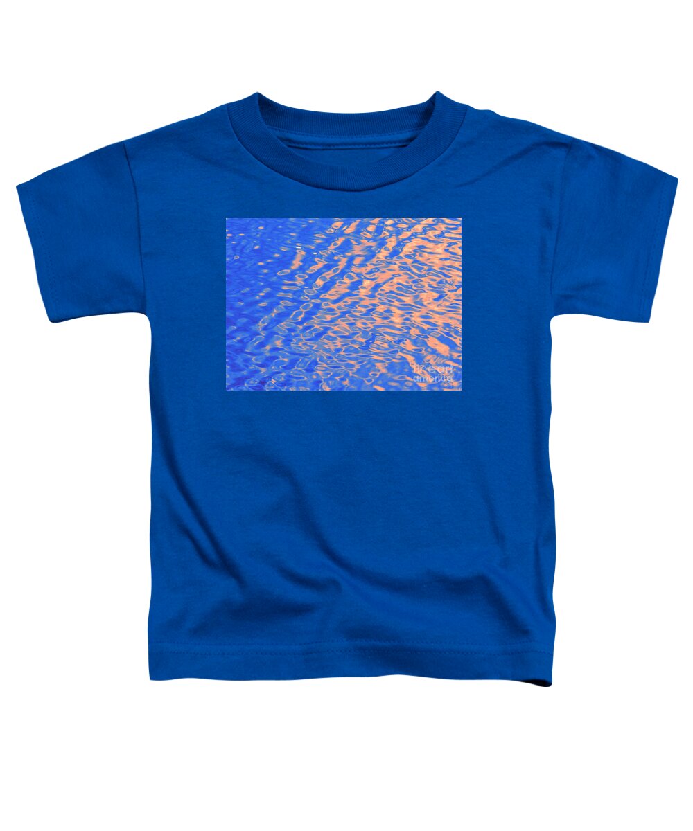 Water Toddler T-Shirt featuring the photograph Rings of Dawn by Sybil Staples