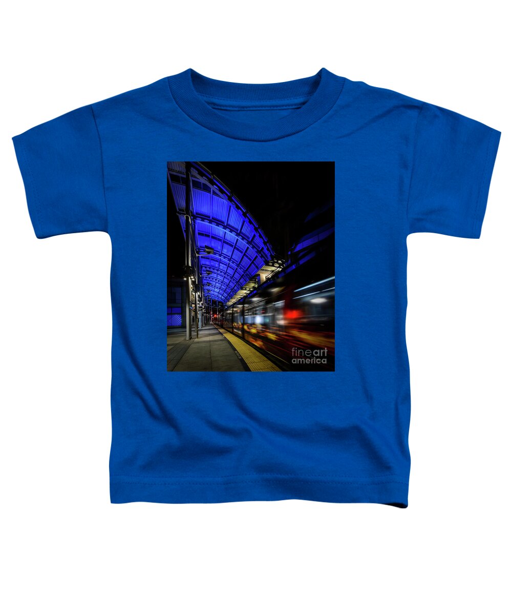 San Diego Toddler T-Shirt featuring the photograph San Diego Trolley by Ken Johnson