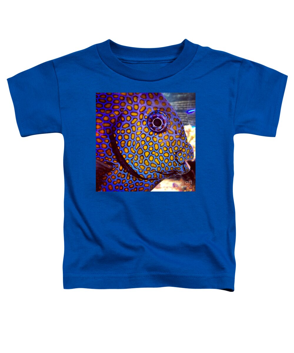 Fish Toddler T-Shirt featuring the photograph Spots Galore by Denise Railey