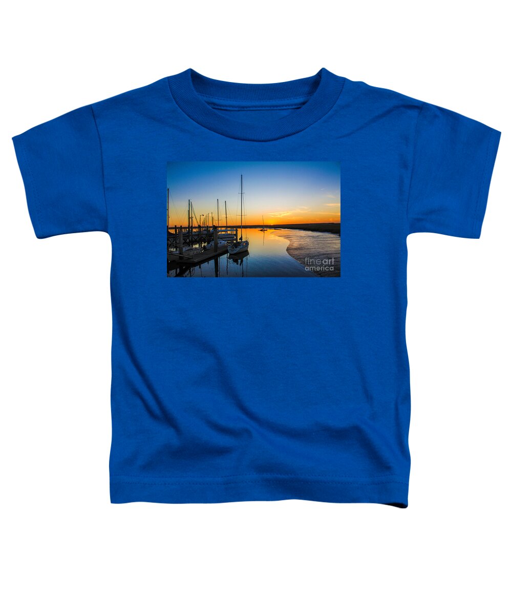 St. Marys Toddler T-Shirt featuring the photograph St. Marys Sunset by Southern Photo