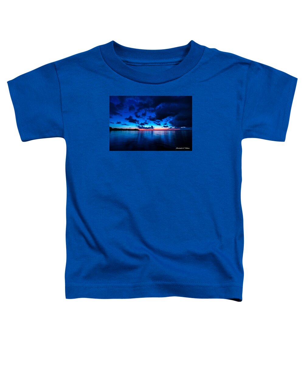 Christopher Holmes Photography Toddler T-Shirt featuring the photograph Sunset After Glow by Christopher Holmes