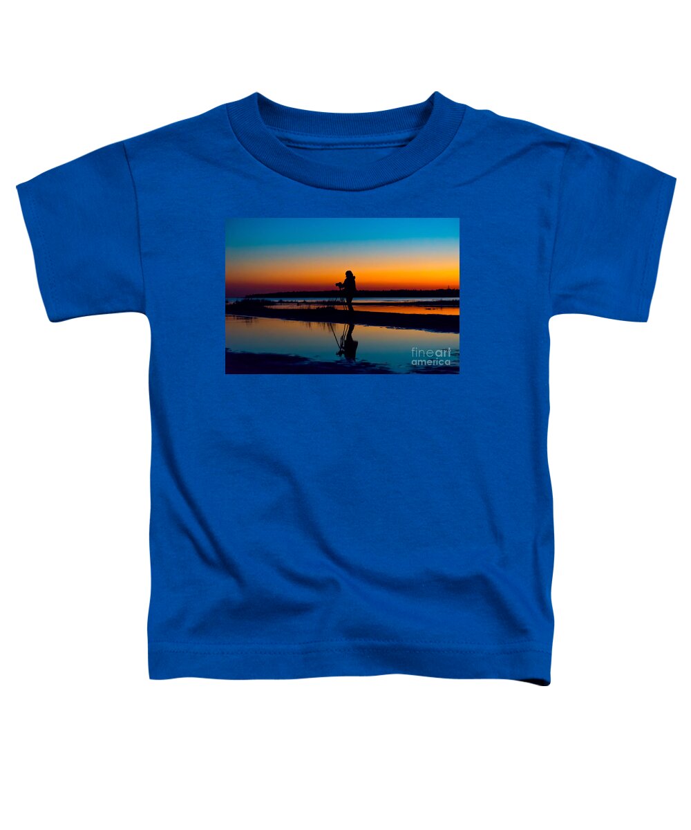 Georgian Toddler T-Shirt featuring the photograph Sunset Beauty by Les Palenik