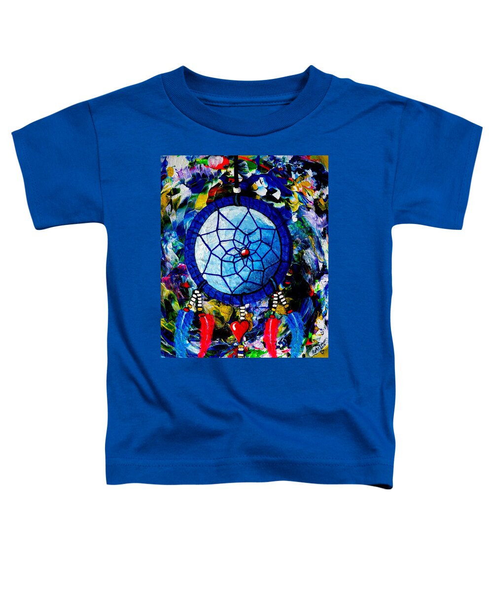 Sweet Dreams Toddler T-Shirt featuring the painting Sweet Dreams by Pj LockhArt