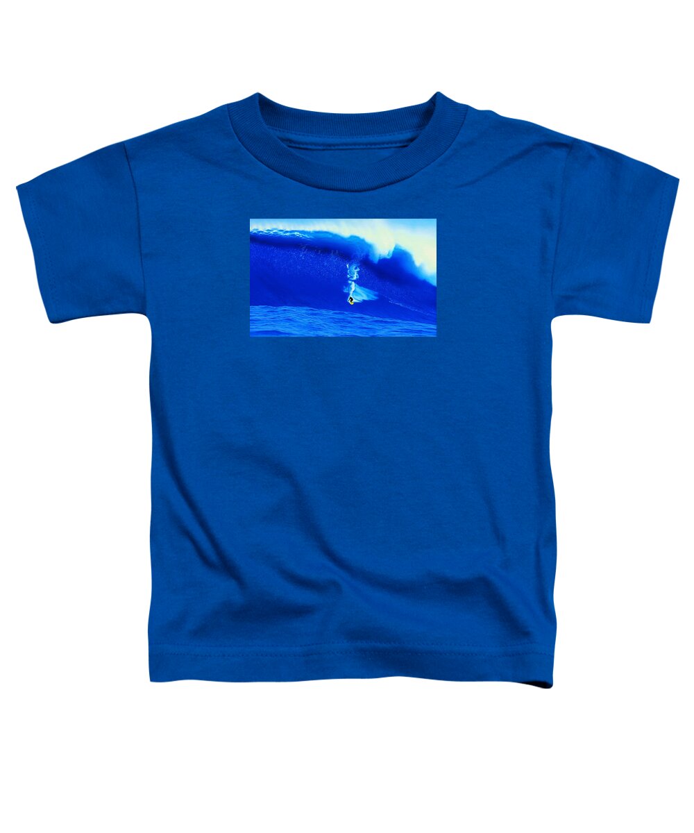 Surfing Toddler T-Shirt featuring the painting Tafelberg Reef 2008 by John Kaelin