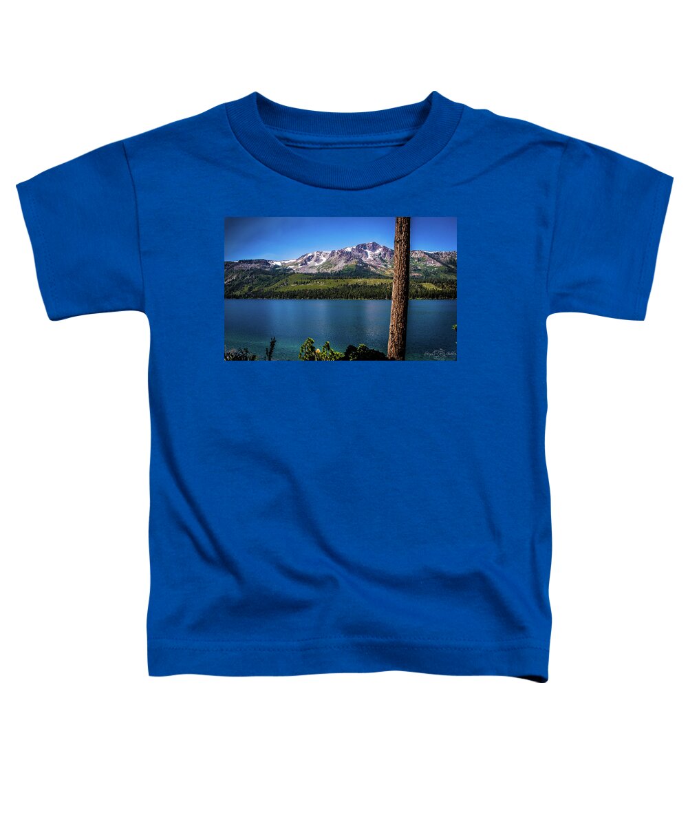 Mt Tallac Toddler T-Shirt featuring the photograph Tahoe Cross by Steph Gabler