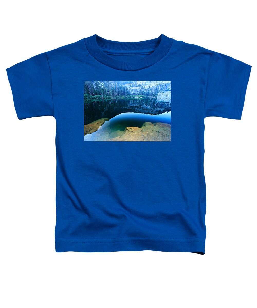 Eagle Lake Toddler T-Shirt featuring the photograph The Clarity of Dawn by Sean Sarsfield