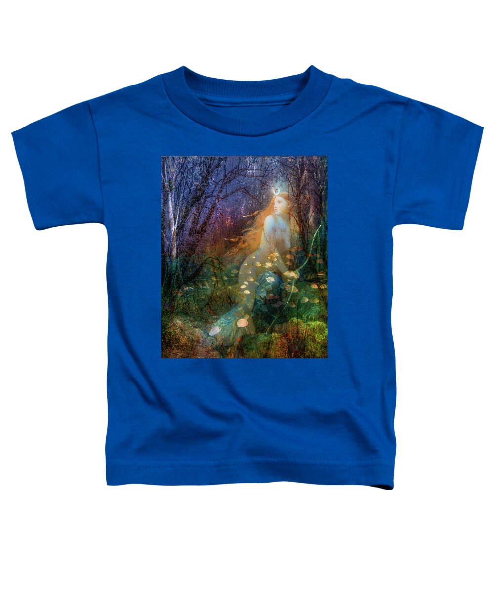 Fall Toddler T-Shirt featuring the photograph The Elements Water by Debra and Dave Vanderlaan