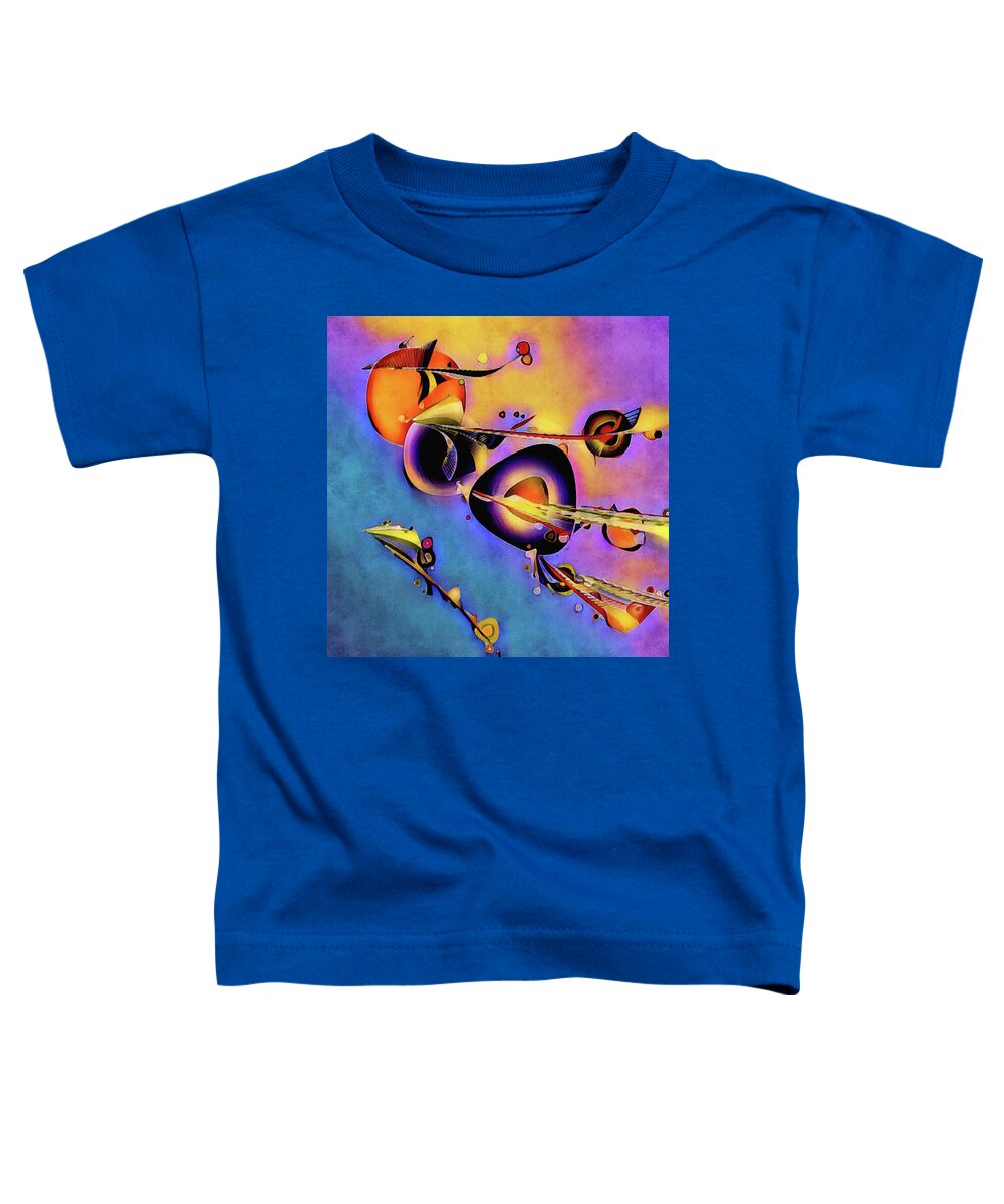 Surreal Toucan Toddler T-Shirt featuring the painting Toucan Twisted by Susan Maxwell Schmidt