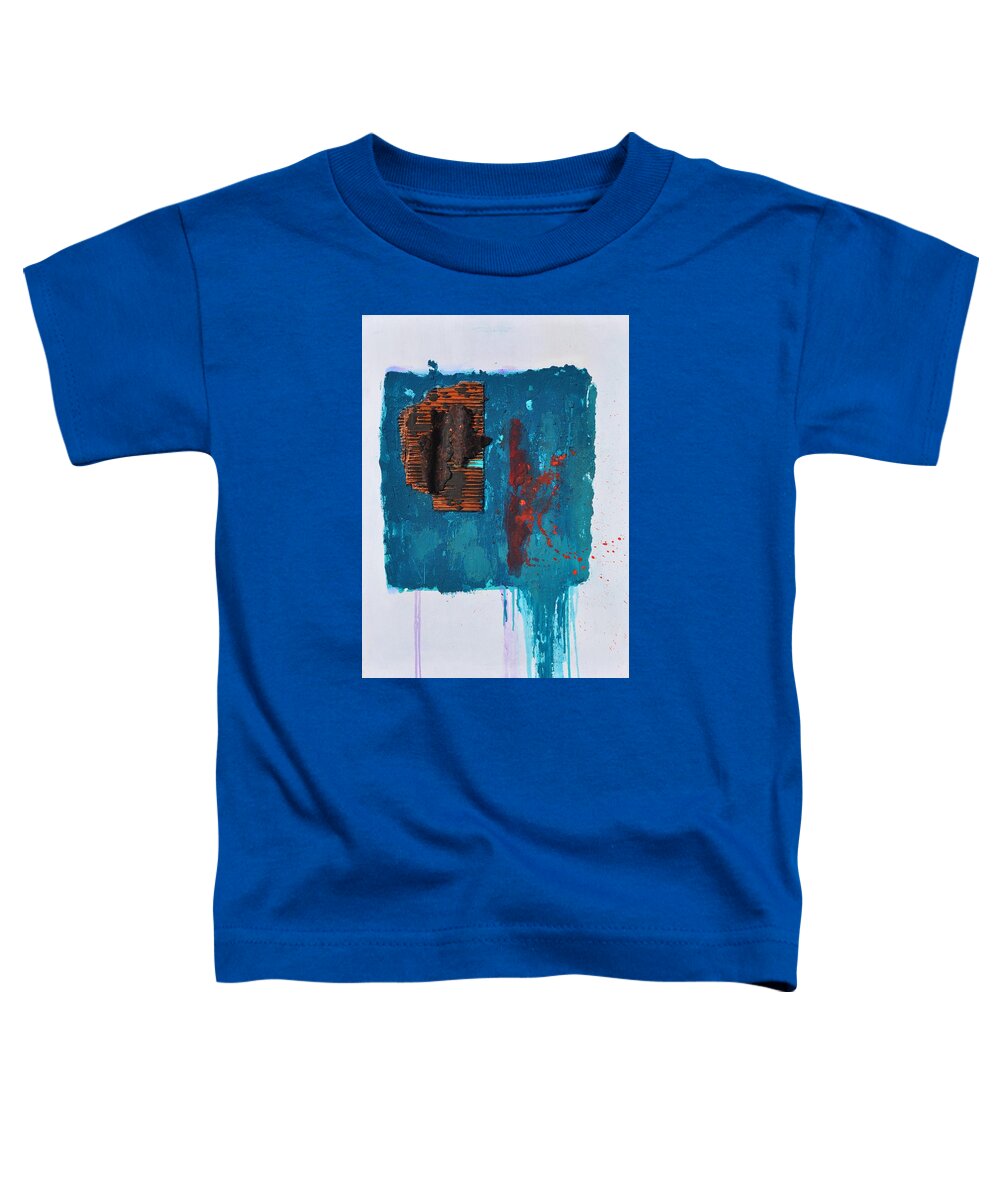 Acrylics Toddler T-Shirt featuring the painting Tranquility II by Eduard Meinema
