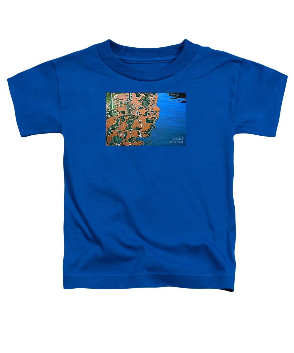 Venice Toddler T-Shirt featuring the photograph Venice Canal Reflection by Michael Cinnamond