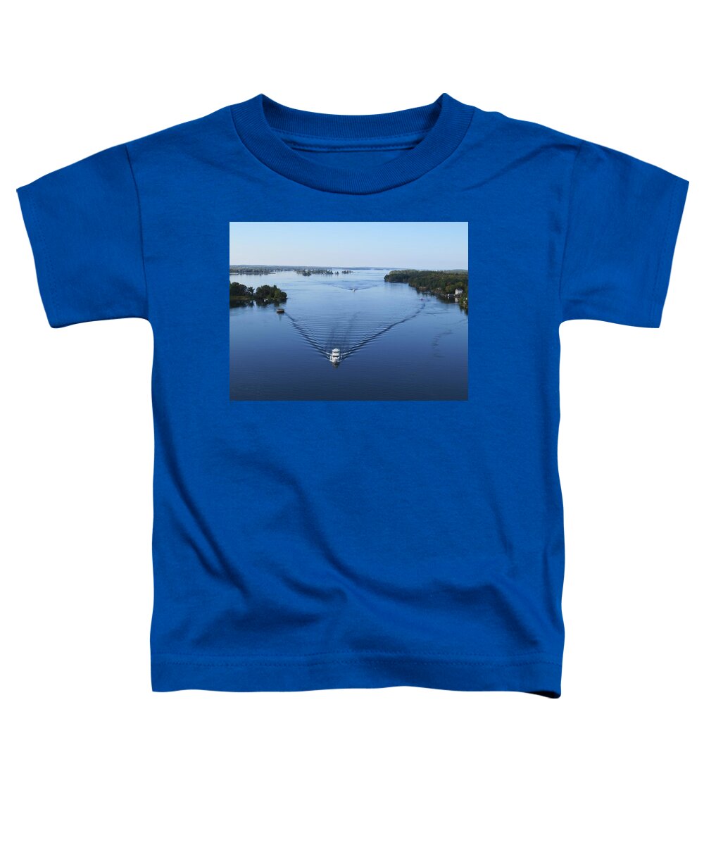  Toddler T-Shirt featuring the photograph View from the Bridge by Dennis McCarthy