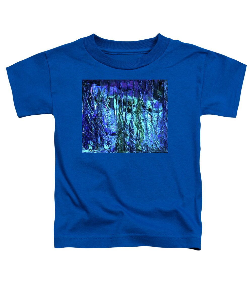  Painting Toddler T-Shirt featuring the painting Winter by 'REA' Gallery