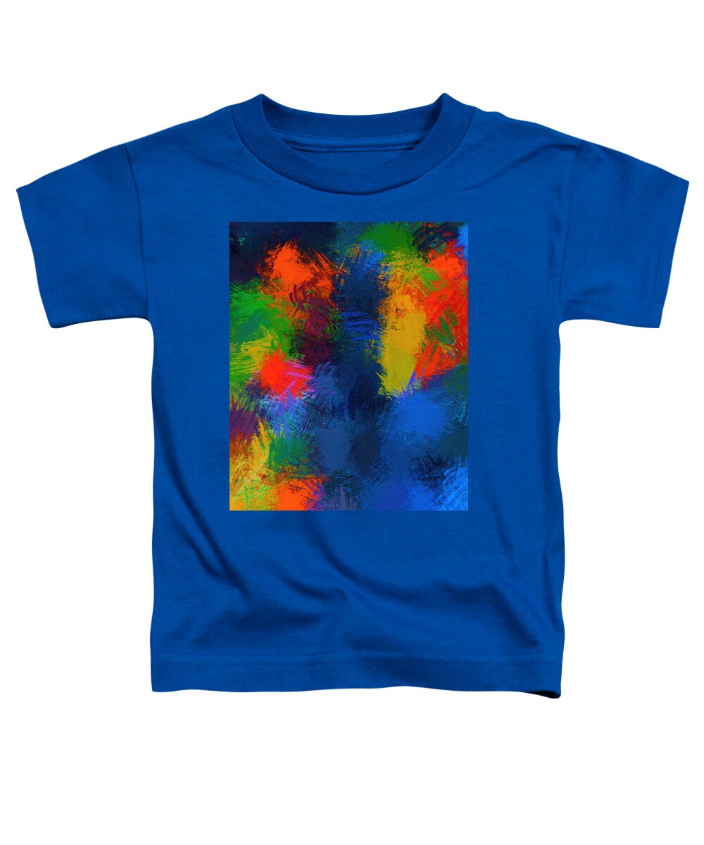Abstract Toddler T-Shirt featuring the painting Abstract - DWP906091730 by Dean Wittle