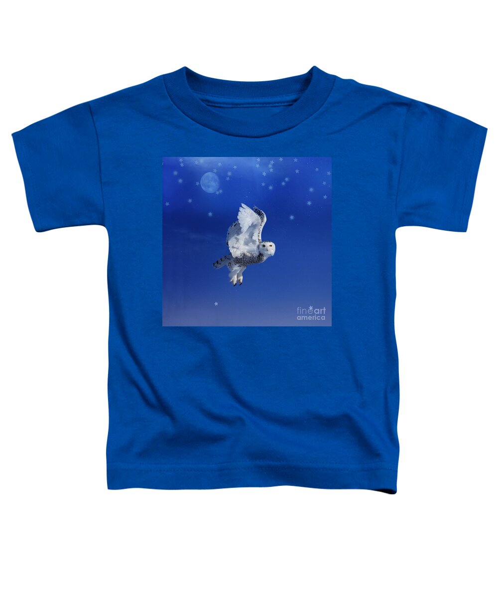 Animal Toddler T-Shirt featuring the photograph Fly me to the moon by Heather King