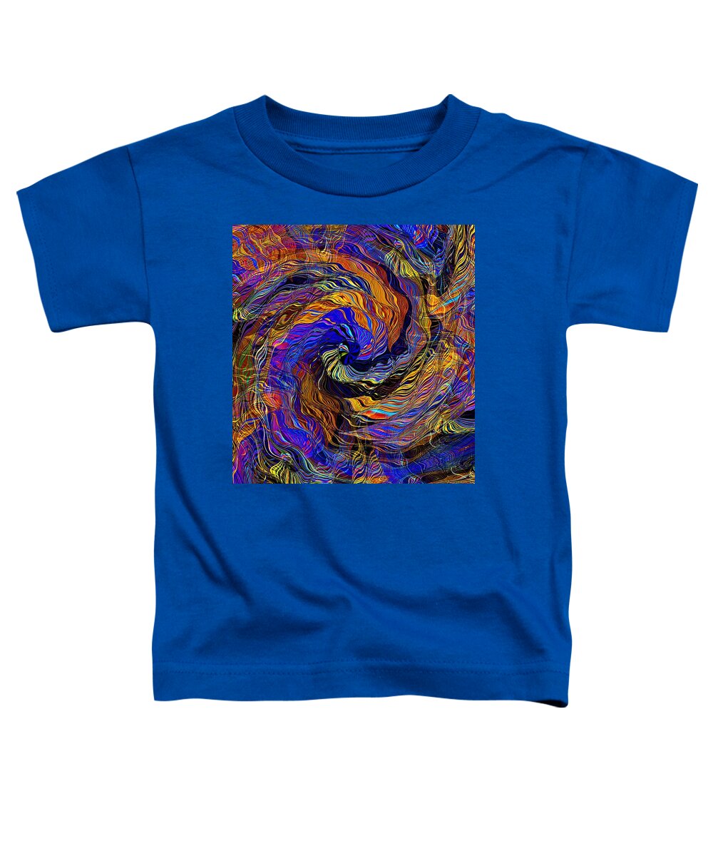 Intertwine Toddler T-Shirt featuring the digital art Inter Twine by David Manlove