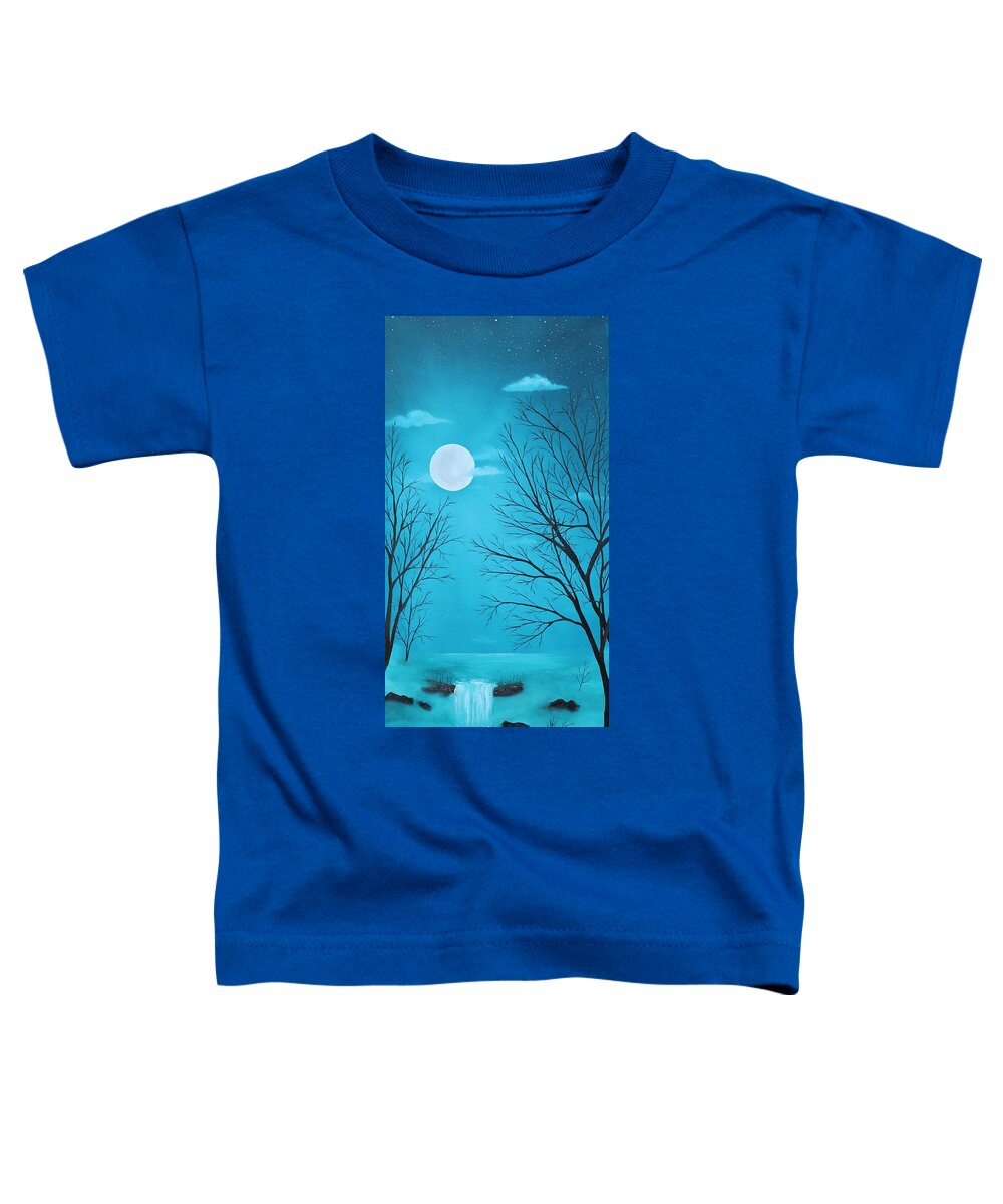 Mist Toddler T-Shirt featuring the painting Misty Dreams by Berlynn