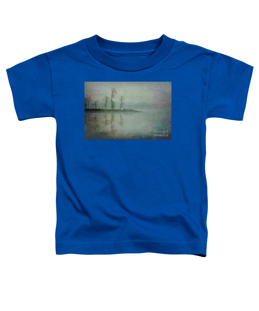 Fog Toddler T-Shirt featuring the photograph Misty Tranquility by Ken Johnson