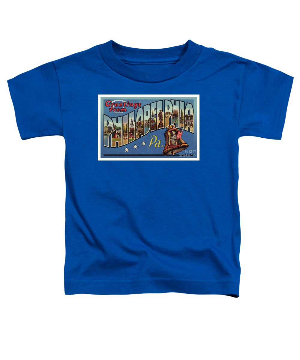 Philadelphia Toddler T-Shirt featuring the photograph Philadelphia Greetings by Mark Miller
