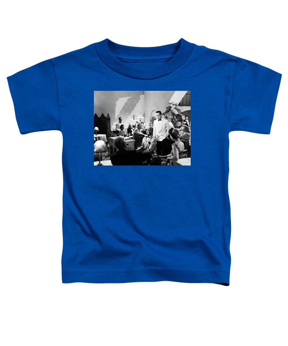 Humphrey Bogart Toddler T-Shirt featuring the photograph Play It Again Sam - Rick's Cafe by Doc Braham