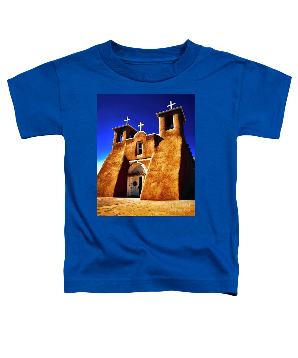 Santa Toddler T-Shirt featuring the photograph Ranchos Church XXXII by Charles Muhle