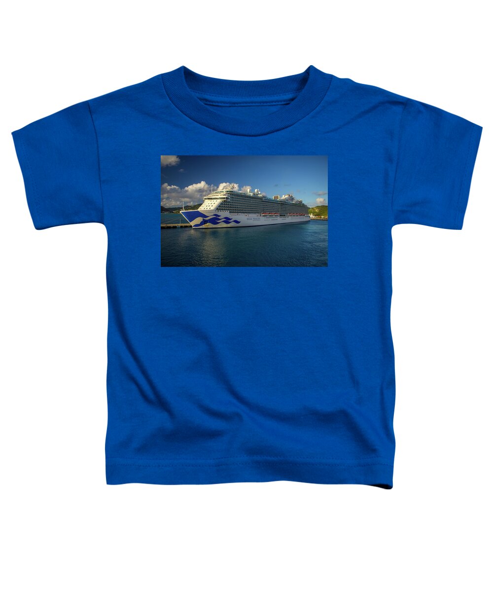 Caribbean Toddler T-Shirt featuring the photograph Regal Princess Cruise Ship by Robert J Wagner