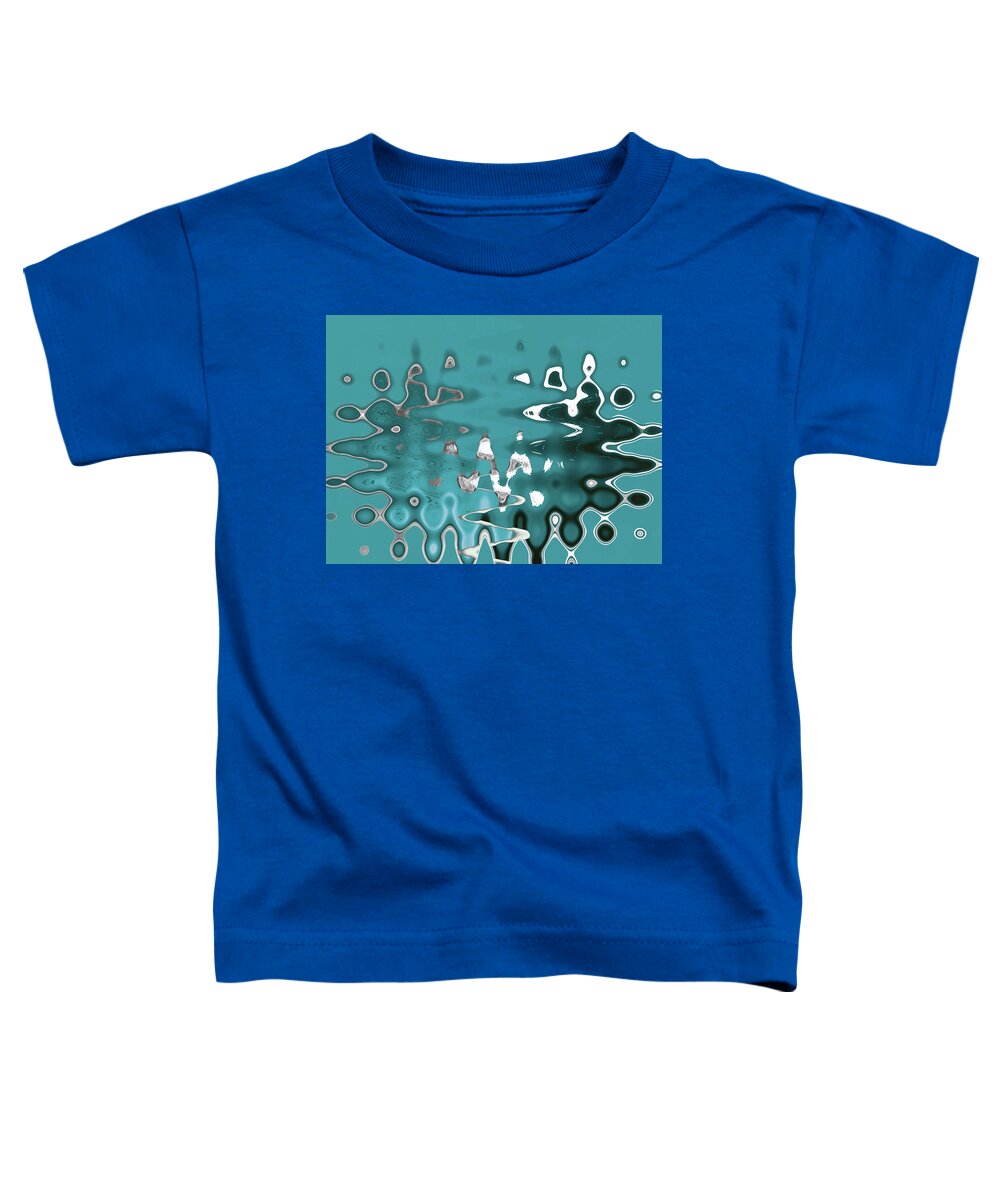 Sea Toddler T-Shirt featuring the digital art Sea Voyage by Alexandra Vusir
