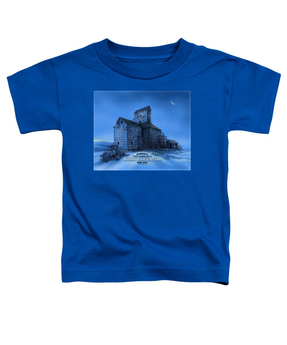 History Toddler T-Shirt featuring the digital art The Ross Elevator Version 3 by Scott Ross
