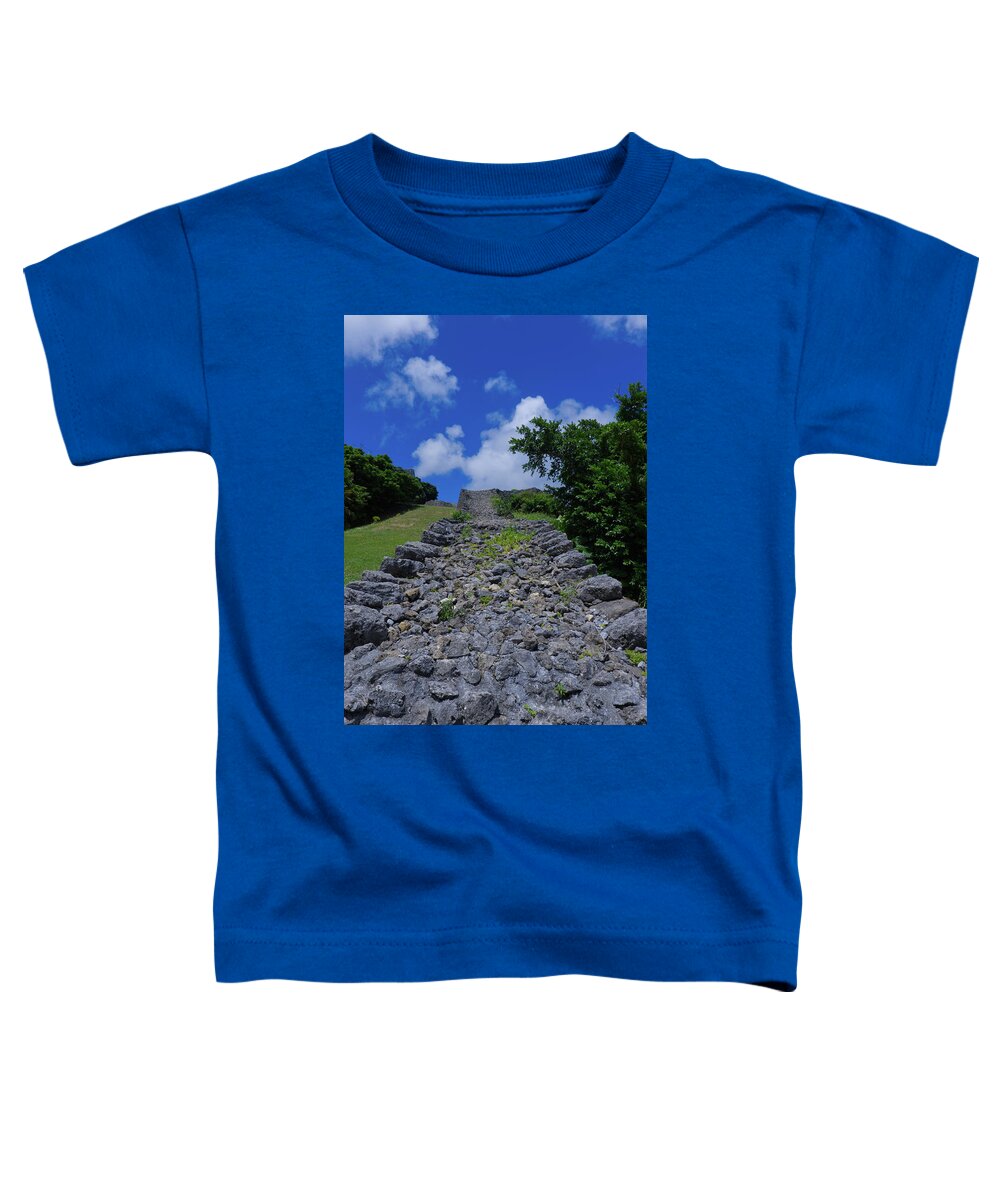 Castle Toddler T-Shirt featuring the photograph Walkway to Heaven by Eric Hafner