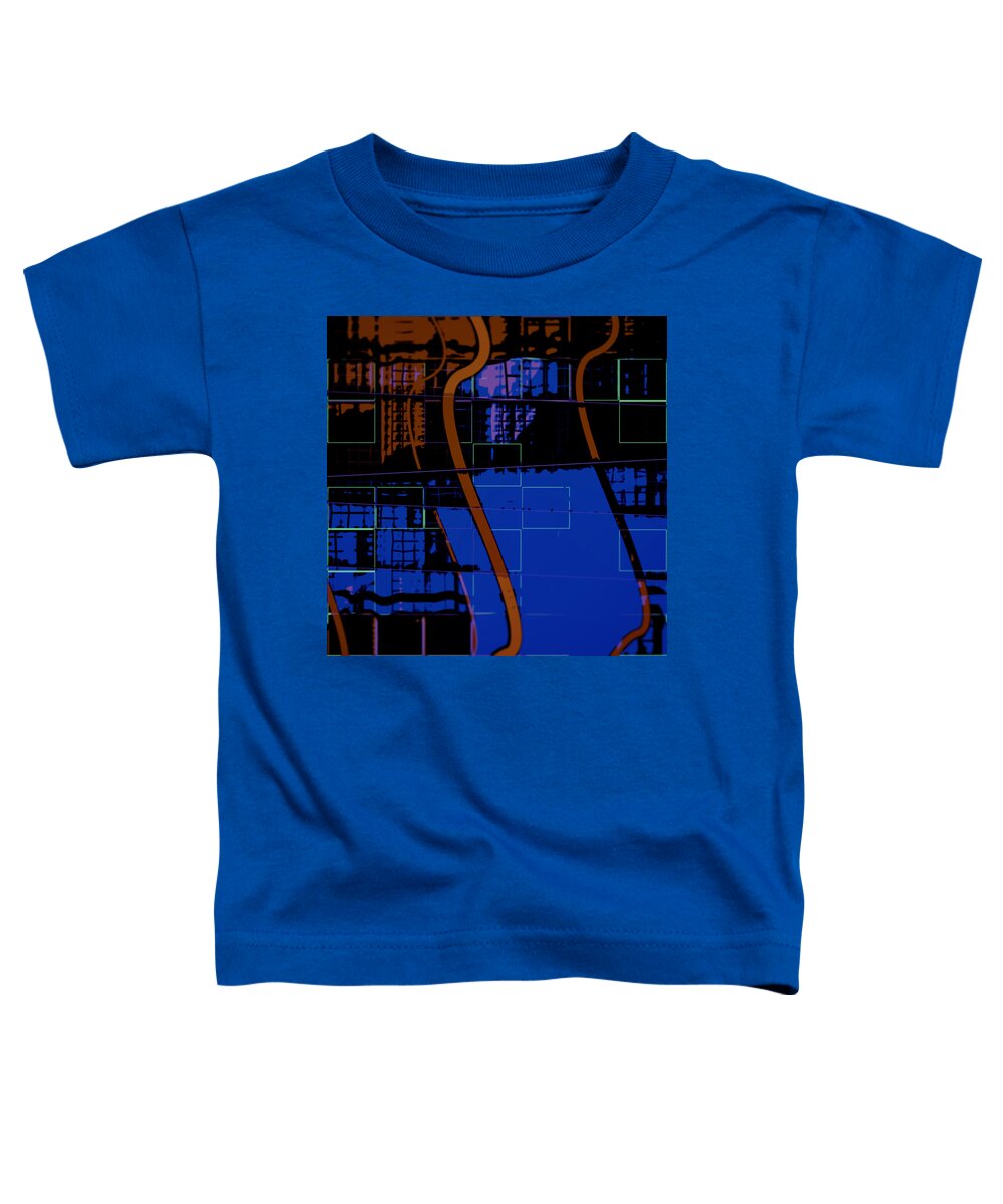 Abstract Toddler T-Shirt featuring the digital art Pattern 30 #1 by Marko Sabotin