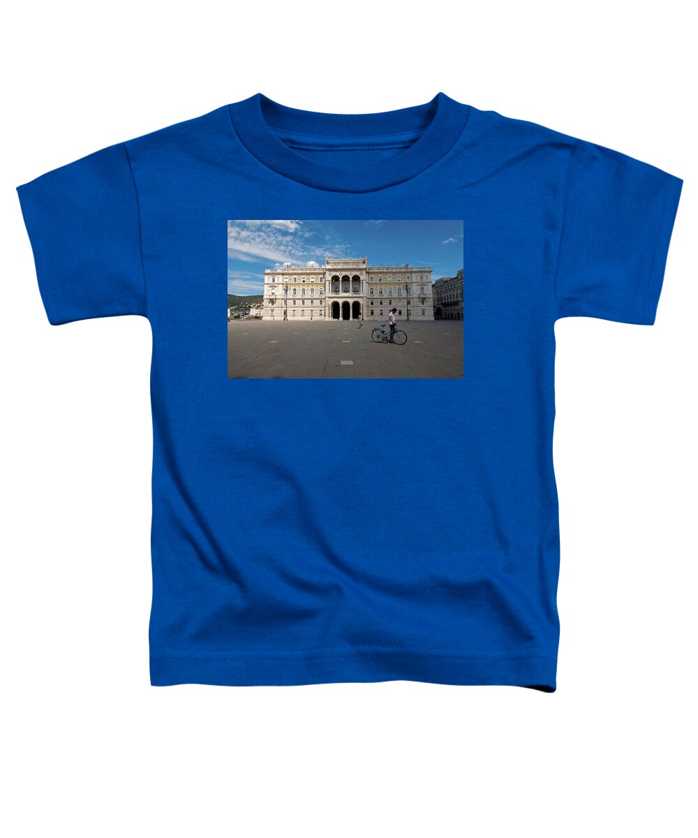 Trieste Toddler T-Shirt featuring the photograph Piazza unita d'italia, Trieste #1 by Ian Middleton
