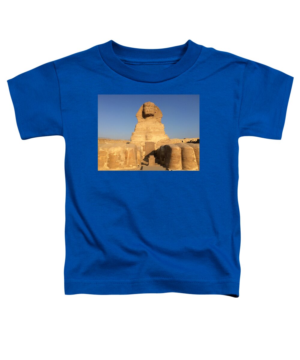 Giza Toddler T-Shirt featuring the photograph Great Sphinx #19 by Trevor Grassi