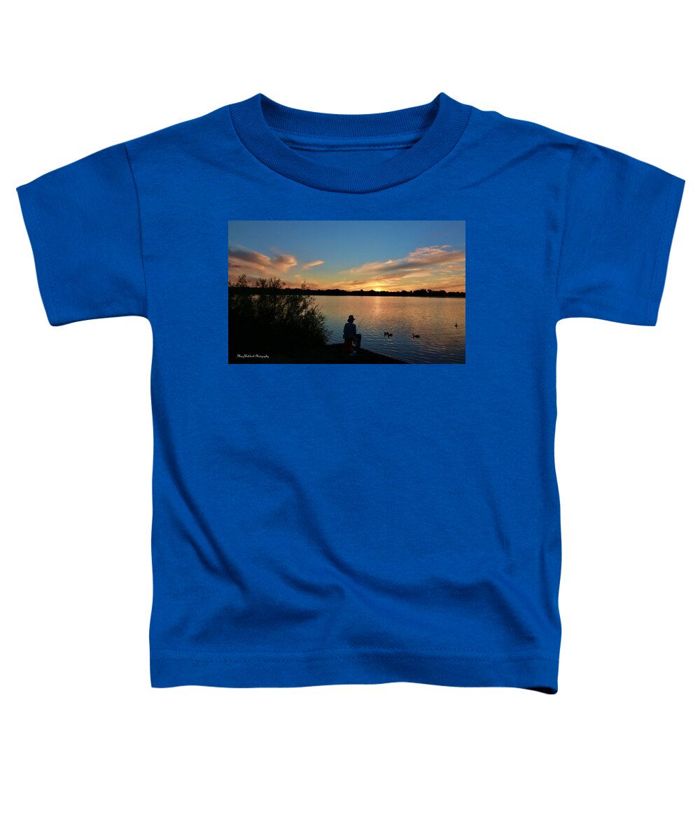 Landscape Toddler T-Shirt featuring the photograph A fisherman's Dream by Mary Walchuck