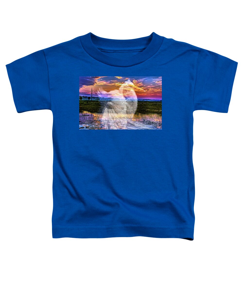 Sunrises Toddler T-Shirt featuring the photograph A Spiritual Sunrise by DB Hayes