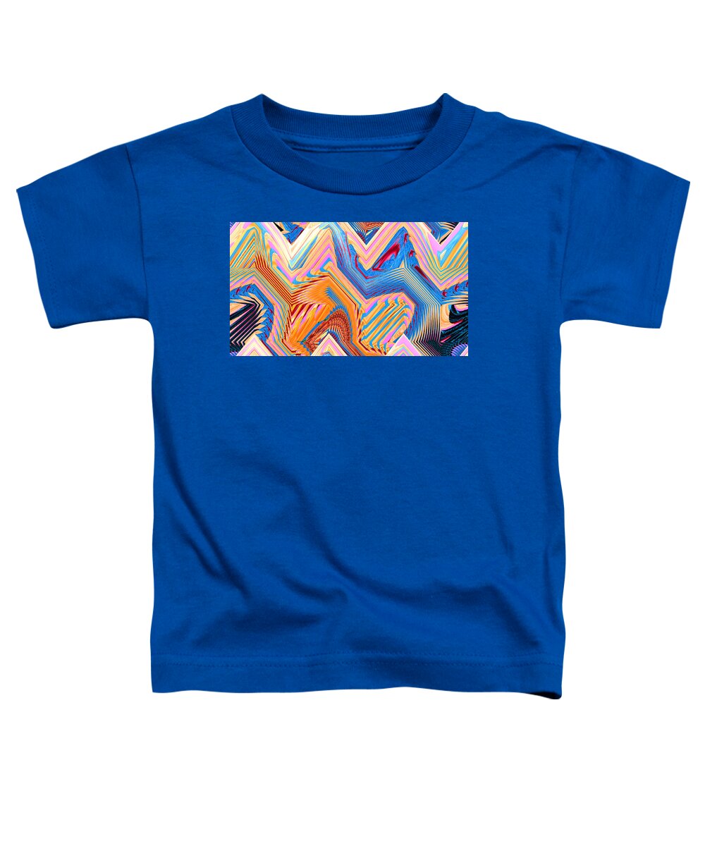 Abstract Art Toddler T-Shirt featuring the digital art Abstract Maze by Ronald Mills