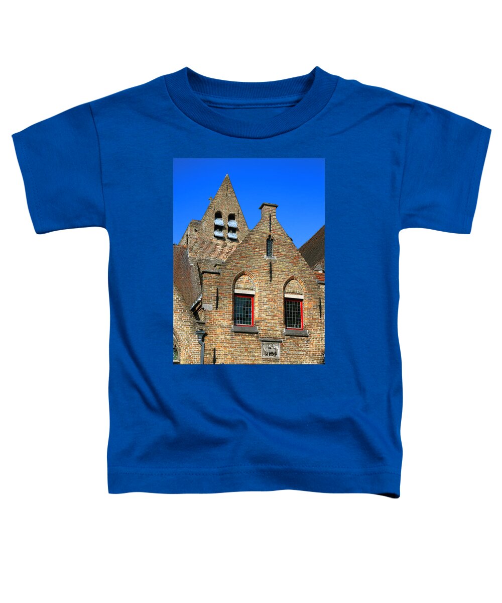 Bruges Toddler T-Shirt featuring the photograph Bruges Saint John Hospital by Olivier Le Queinec