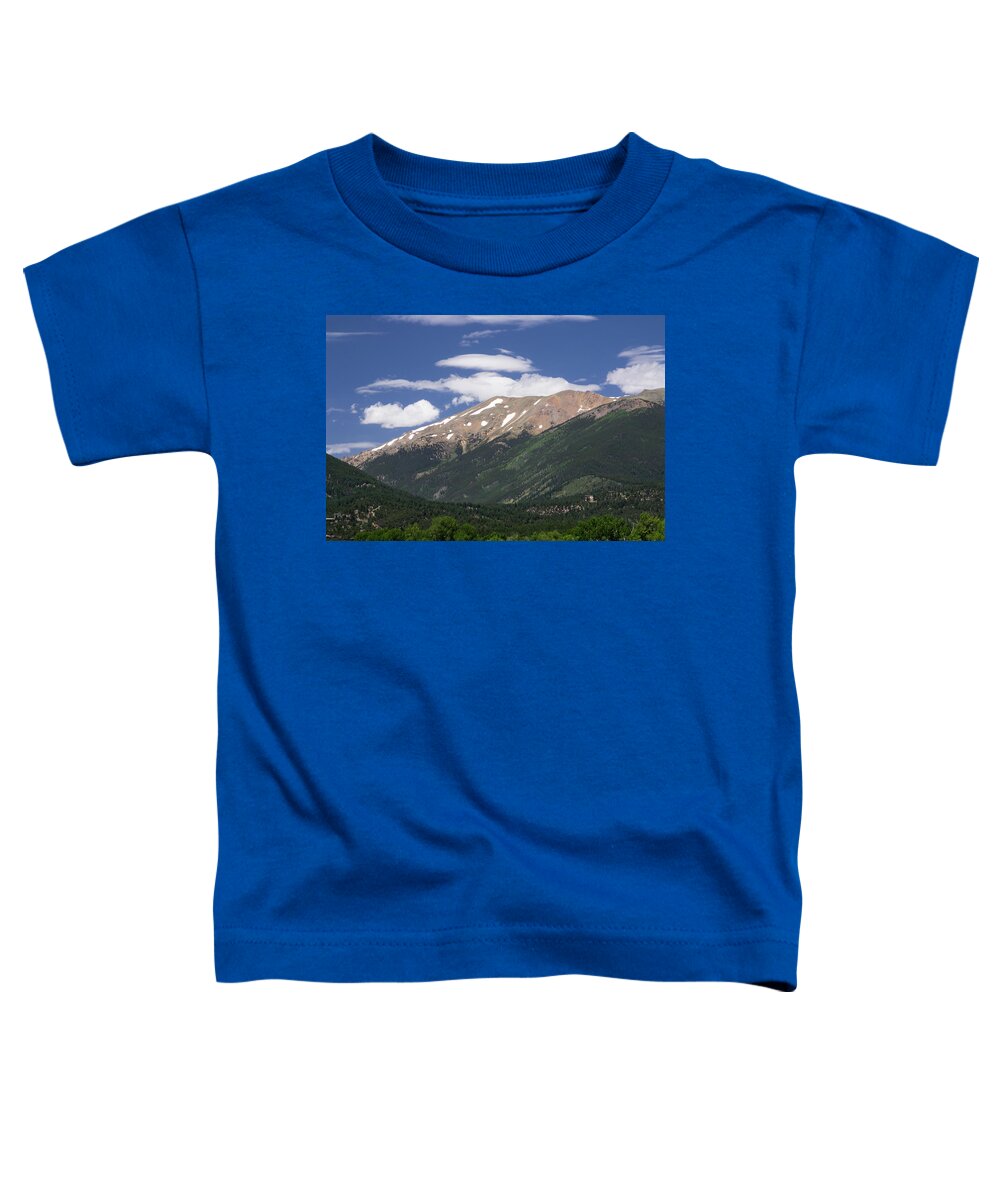 Colorado Toddler T-Shirt featuring the photograph BV Mountains by Tara Krauss