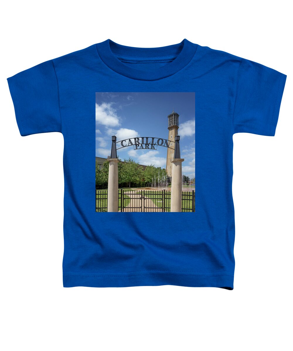 Carillon Park Toddler T-Shirt featuring the photograph Carillon Park - Centralia, Illinois by Susan Rissi Tregoning