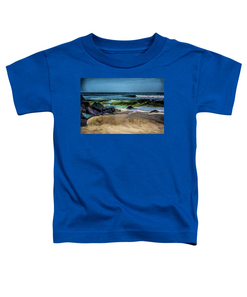 Ocean Toddler T-Shirt featuring the photograph Changing Tide in Acrylic by Alan Goldberg