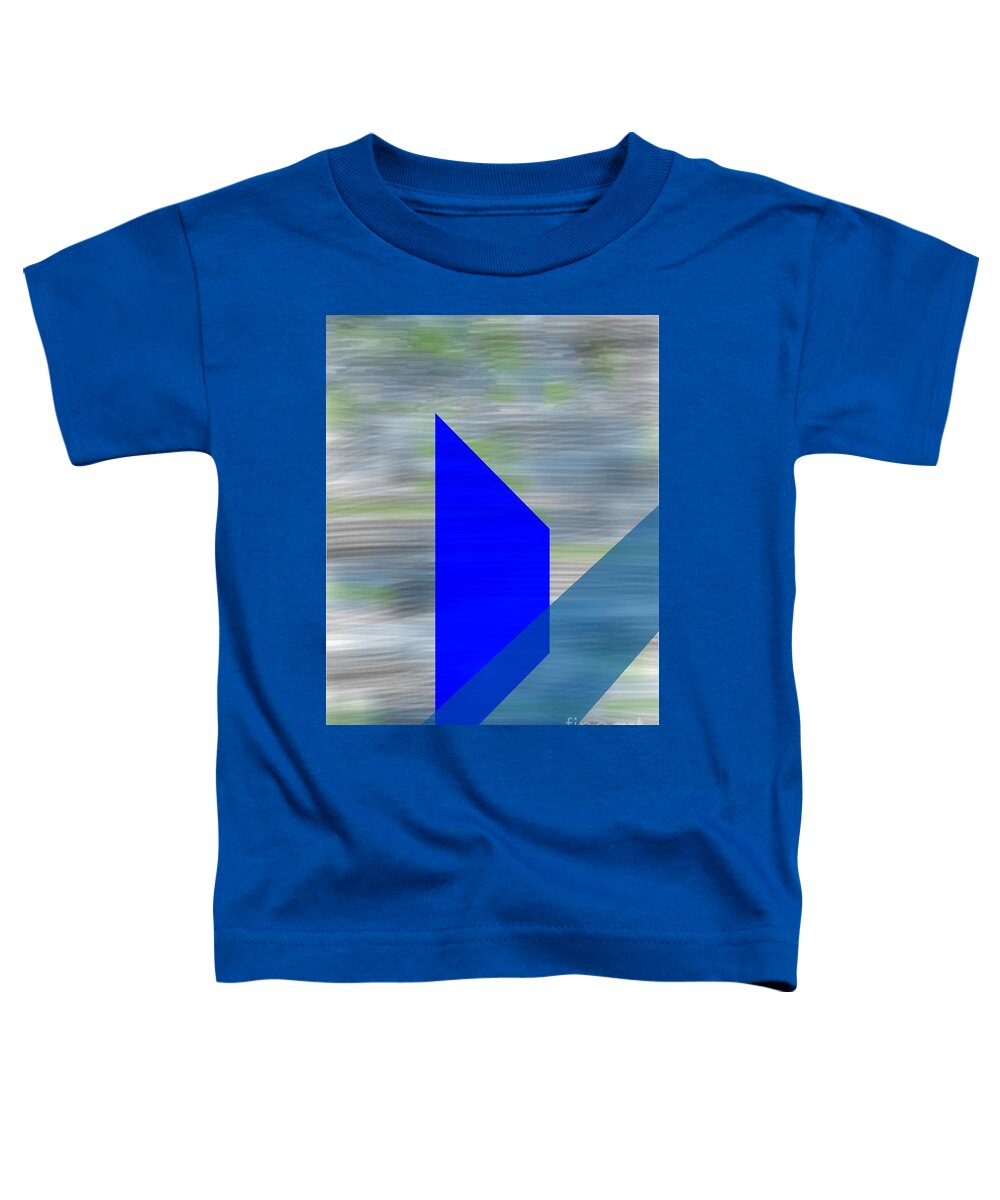 Abstract Art Toddler T-Shirt featuring the digital art Deep Blue by Jeremiah Ray