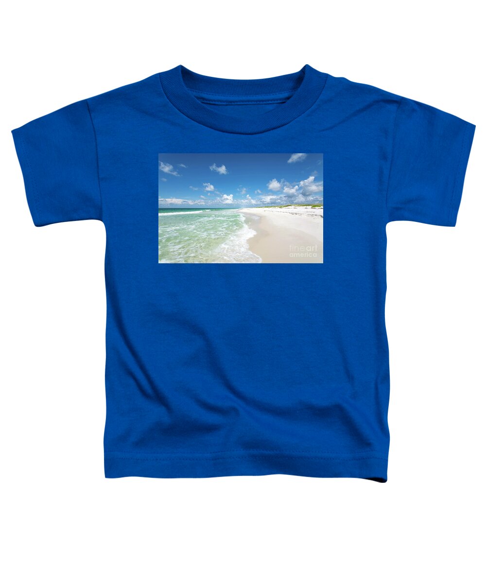 Opal Toddler T-Shirt featuring the photograph Emerald Water at Opal Beach by Beachtown Views