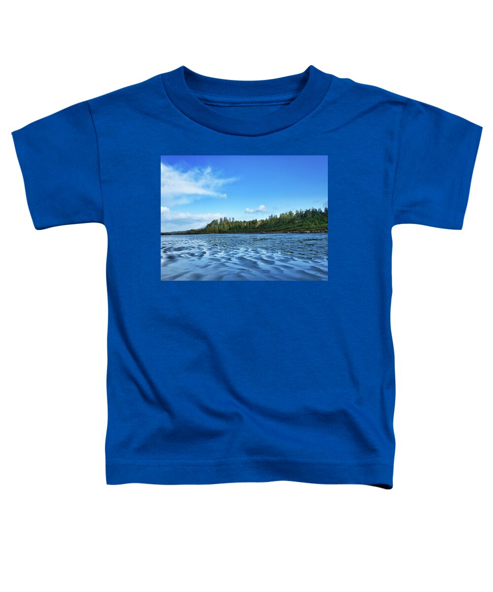 Tofino Toddler T-Shirt featuring the photograph Green Point Tidal Flats by Allan Van Gasbeck