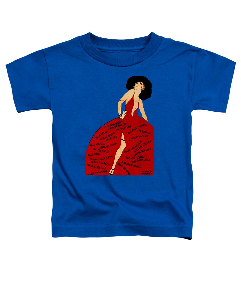 Happy Toddler T-Shirt featuring the mixed media ''Happy Days,'' 1929, movie poster in 3d by Movie World Posters