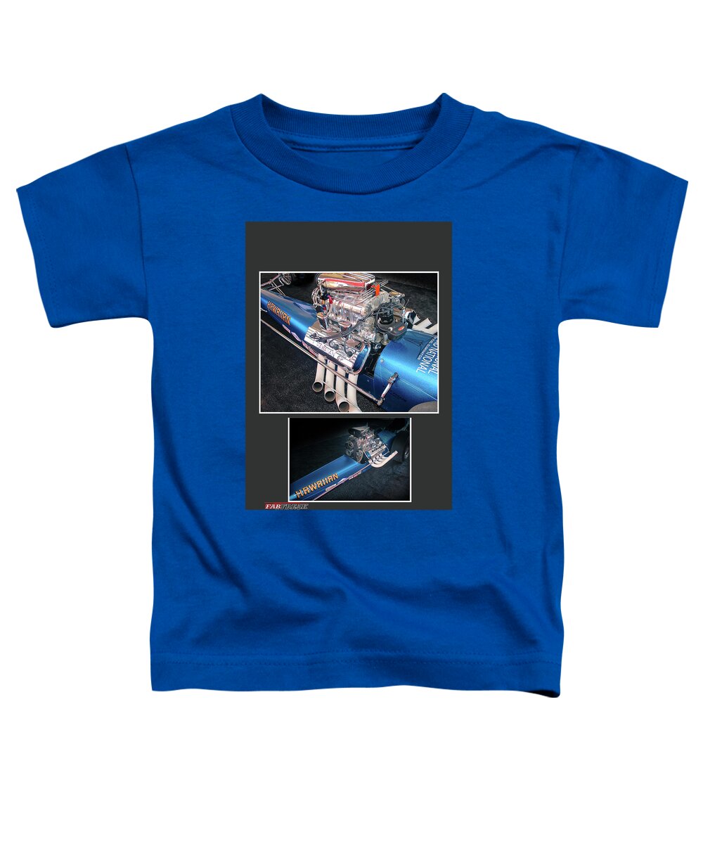 Roland Toddler T-Shirt featuring the photograph Hawaiian Dragster collage by Darrell Foster
